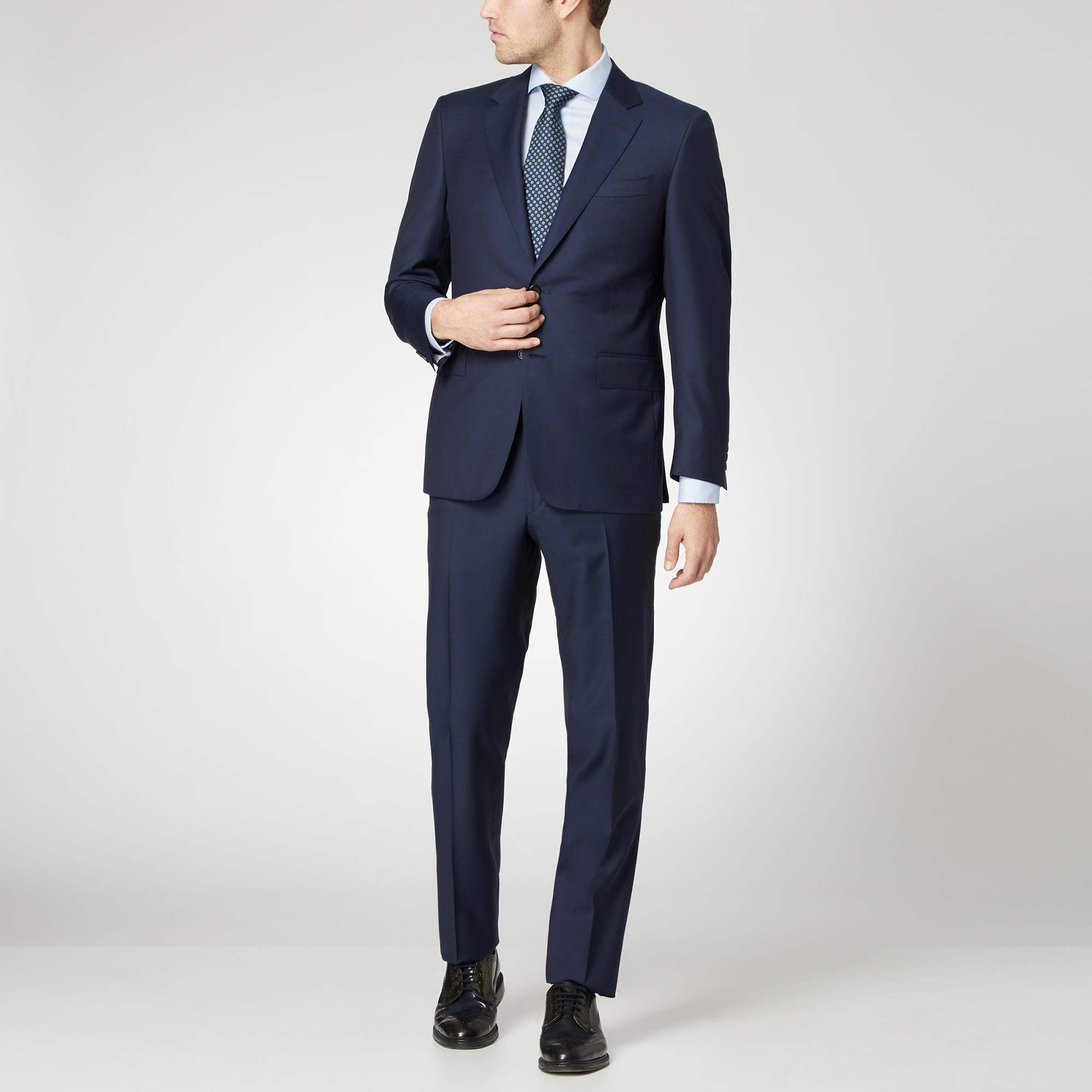 Two-Piece Twill Suit